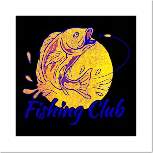 Fishing Club Posters and Art